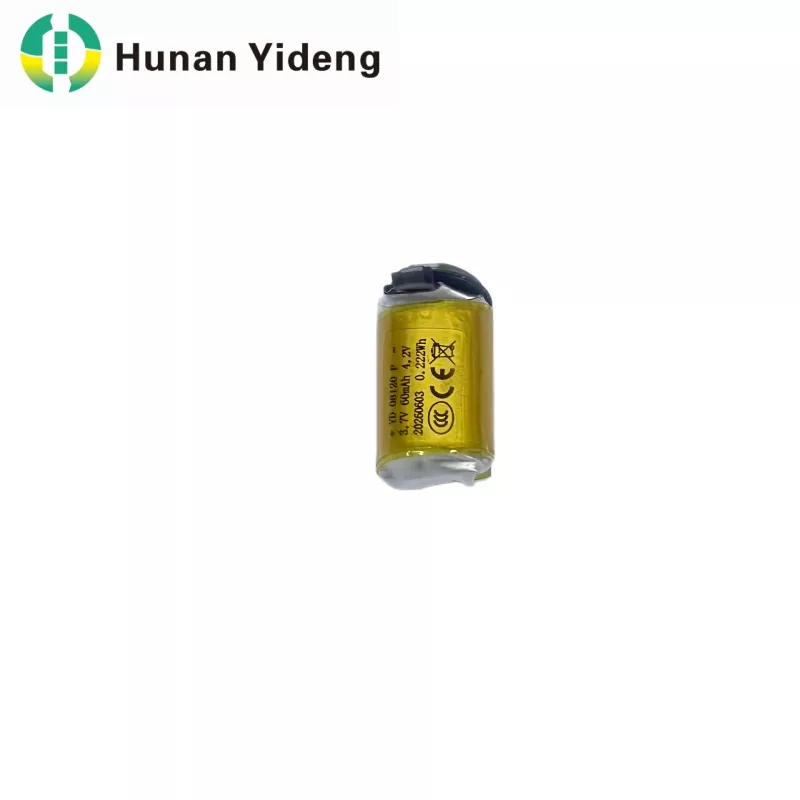 08120 3,7V 60mAh Li Polymer Cylindrical Battery