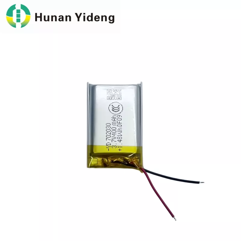Πρισματική μπαταρία Li-ion 400mAh για ιατρικές συσκευές και λάμπες και φανάρια
