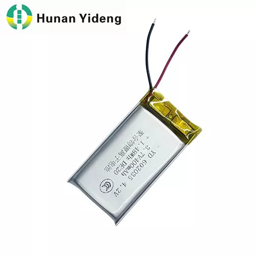 602035 3.7v 400mAh Lithium Ion Battery for Smart Sofa