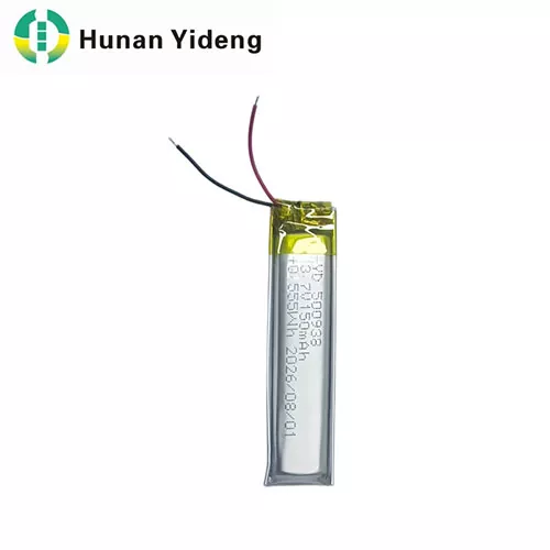 500938 3.7V 150mAh Square Battery pack lithium polymer battery